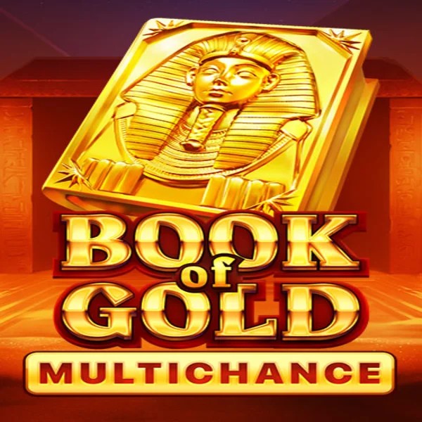 Book of Gold Multichance logo by Playson at Roulettino Casino