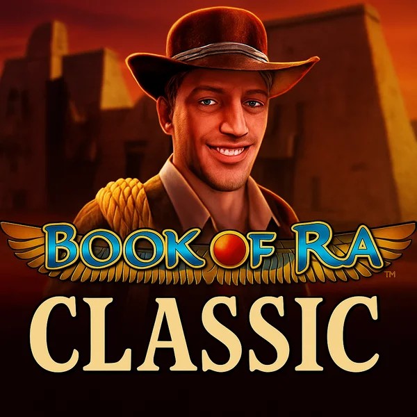 Book of Ra Classic logo by Novomatic at Roulettino Casino