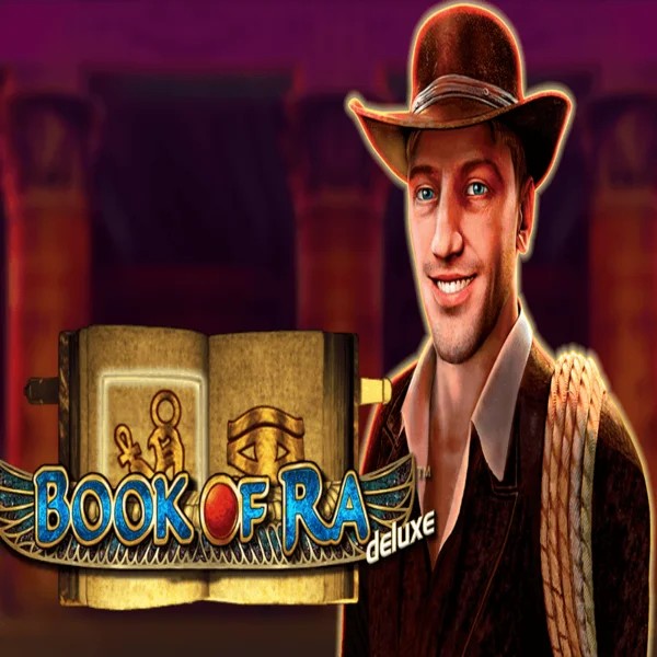 Book of Ra Deluxe logo – Slots by Novomatic at Roulettino Casino