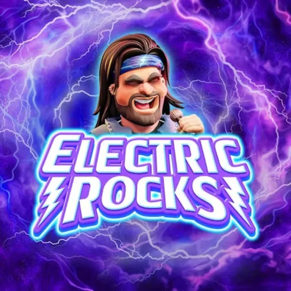 Electric Rocks slot visual from Inspired Gaming available on roulettinoo-be.com