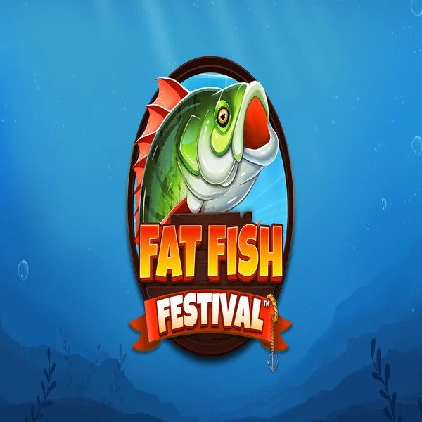 Fat Fish Festival slot logo by Wishbone Games at Roulettino Casino