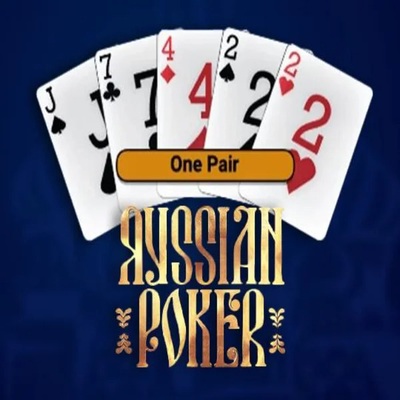 Russian Poker by OneTouch Games, showcased at roulettinoo-be.com – game logo