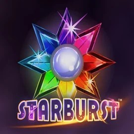 Starburst slot logo by NetEnt at Roulettino Casino